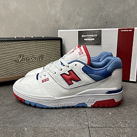 192 - NEW BALANCE 550 White True Red Atlactic Blue - BB550NCH