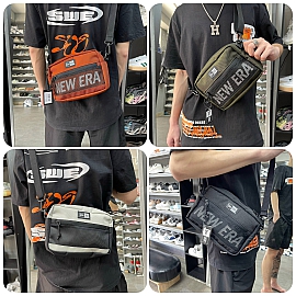 53 - Túi Đeo Chéo New Era Shoulder Bag Đen