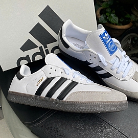 635 - Giày Adidas Samba OG White Black Gum - IG9030