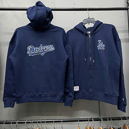 651 - Áo Khoác Zip New Era Los Angeles Dodgers Navy - 14385512