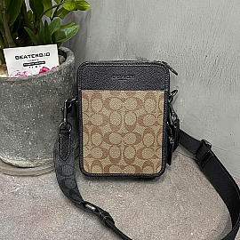 614 - TÚI ĐEO CHÉO COACH SULLIVAN CROSSBODY KHAKI - CC090-QBTUP