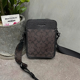 614 - TÚI ĐEO CHÉO COACH SULLIVAN CROSSBODY BROWN - CC009-QBAE4