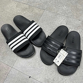 16 - Dép Adidas Quai ngang Adilette Comfort Trắng đen - AP9971