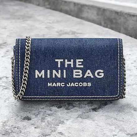 727 - Túi Mini Bag Marc Jacobs Denim - 2F4SMN010S03 473