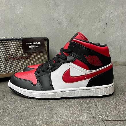 75 - AIR JORDAN 1 MID 'BRED TOE' - 554724-079