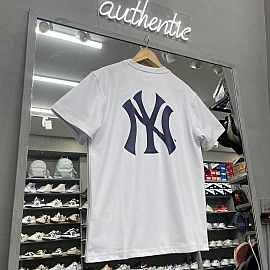 130 - Áo New Era NY White BIG LOGO NAVI - 12119412