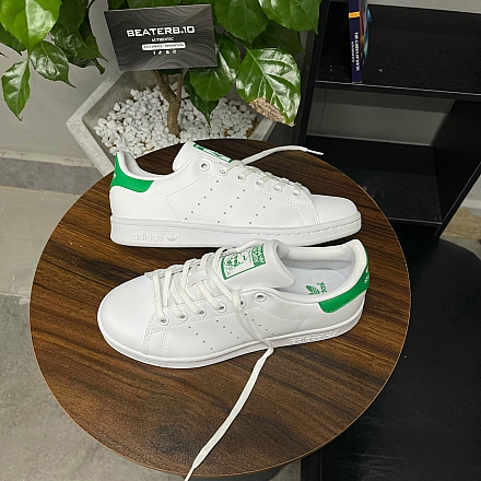 129 - GIÀY ADIDAS STAN SMITH WHITE GREEN - M20605