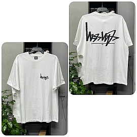 205 - ÁO THUN STUSSY FLIPPED WHITE - 1904895