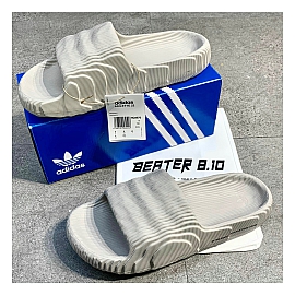 224 - [FULLBOX] DÉP QUAI NGANG ADIDAS ADILETTE 22 LIGHT BROWN - HQ4670