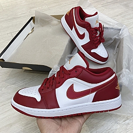 31 - AIR JORDAN 1 LOW 'CARDINAL RED" - 553558-607