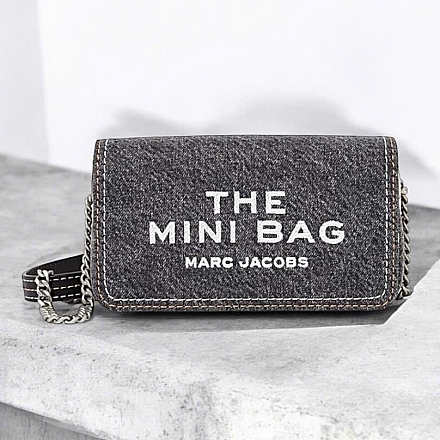 727 - Túi Mini Bag Marc Jacobs Denim " Black Wash " - 2F4SMN010S03 965